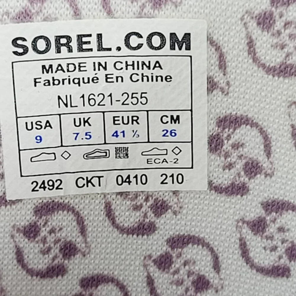 Sorel‎ Women's Green Sorellington NL1621-255 Rubber Knee High Rain Boot Size 9